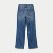 Jean regular taille haute denim double stone ado