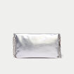Sac avec cha&icirc;ne gris argent ado
