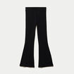 Pantalon flare stretch taille standard noir