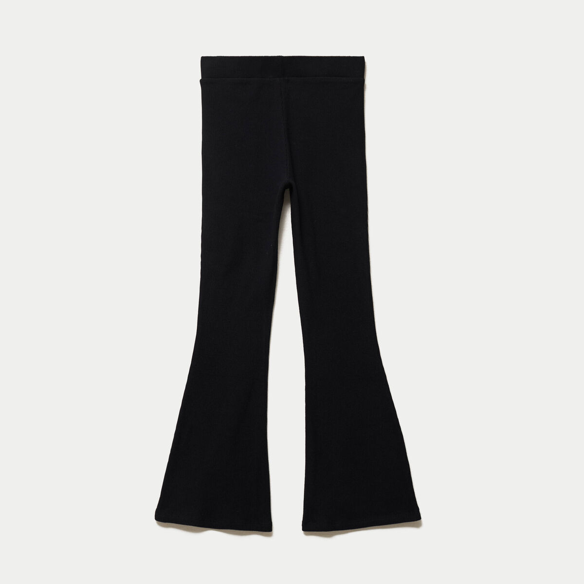 Pantalon flare stretch taille standard noir