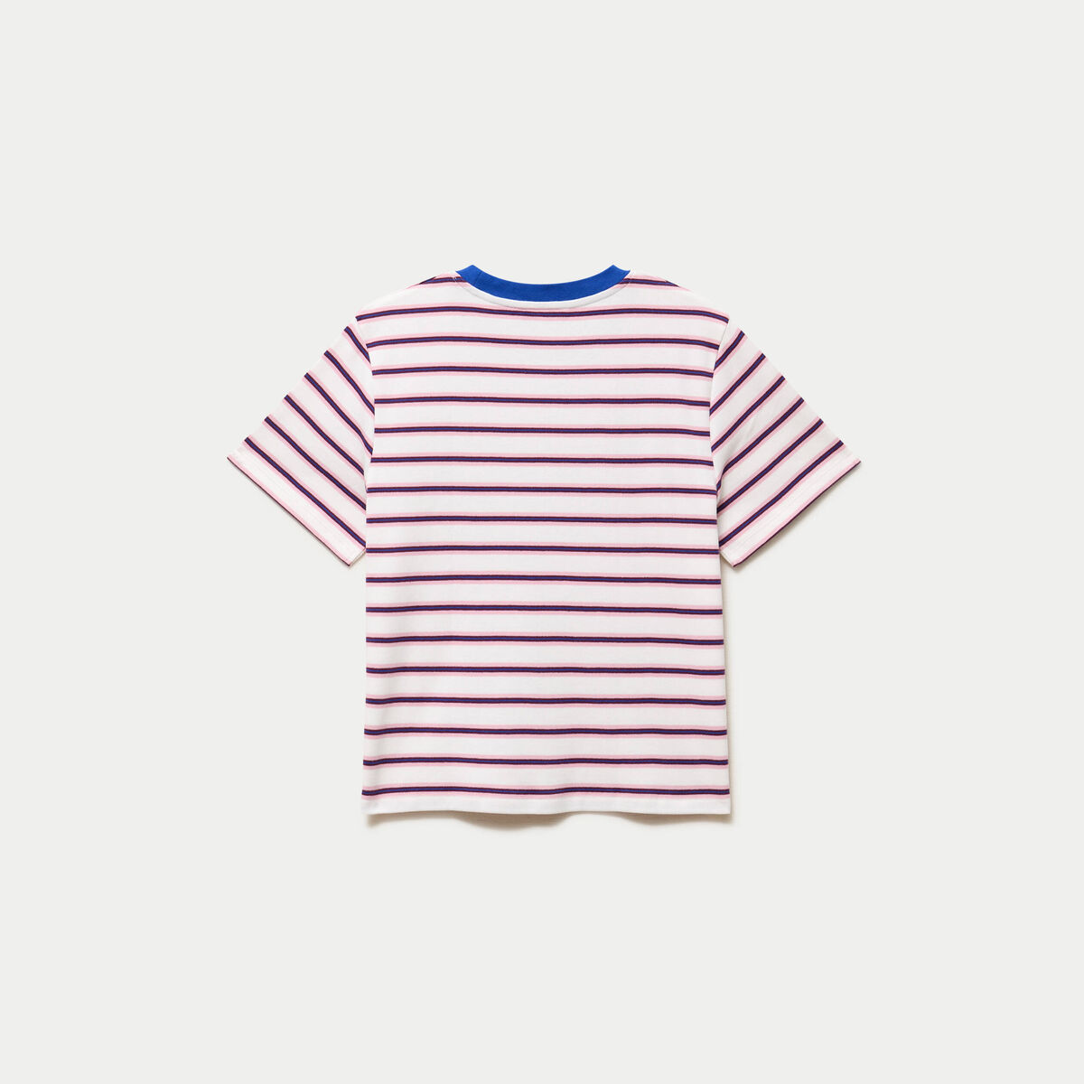 T-shirt ajust&eacute; manches courtes blanc