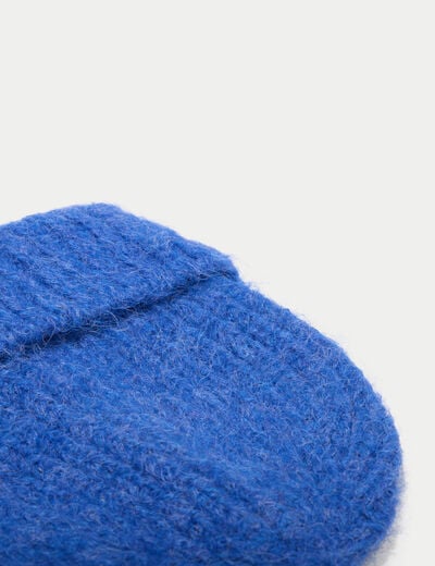 Bonnet bleu electrique