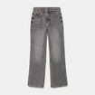 Jean regular taille haute denim gris ado
