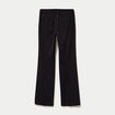 Pantalon bootcut taille basse noir