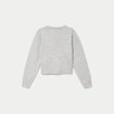 Gilet ajust&eacute; cropped manches longues blanc