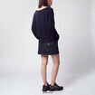 Pull col bateau manches longues bleu marine