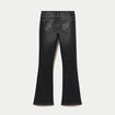 Jean Zoe bootcut taille basse broderie denim noir