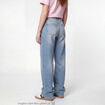 Jean wide leg taille basse denim double stone ado