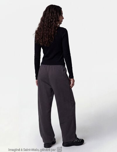 Jogging coupe barrel taille standard gris