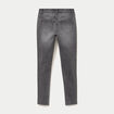 Jean skinny taille standard denim gris ado