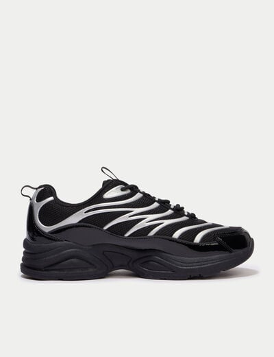 Baskets noir ado