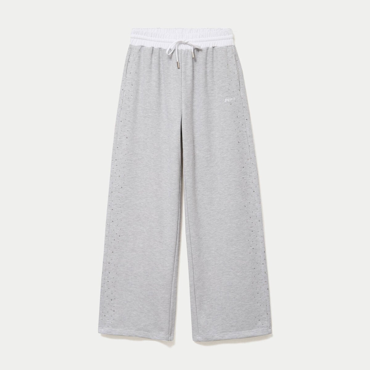 Jogging coupe large taille standard gris fonc&eacute;