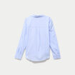 Chemise oversize longue 2-en-1 bleu ciel ado