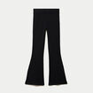 Pantalon flare stretch taille standard noir