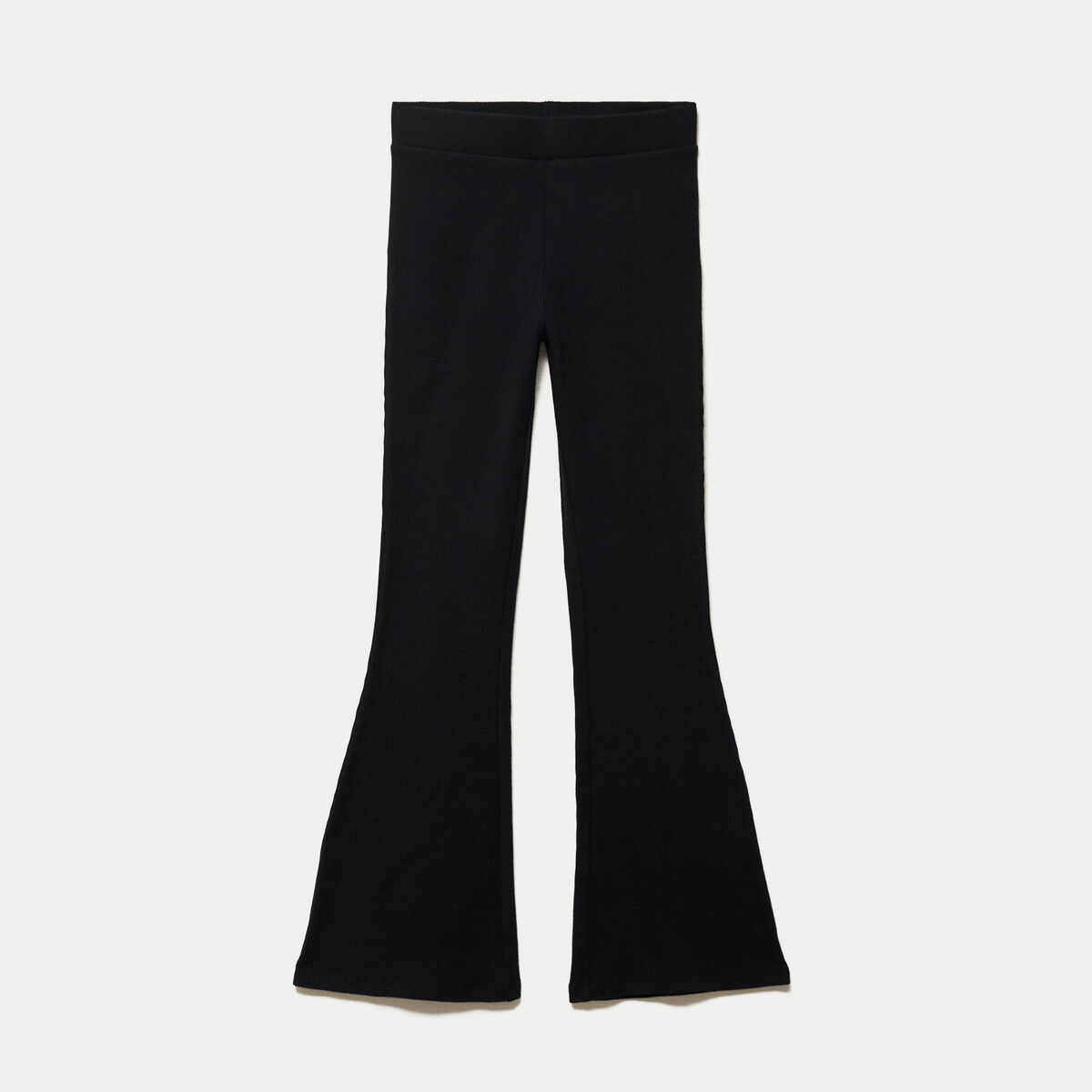 Pantalon flare stretch taille standard noir