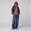 T-shirt manches longues bordeaux