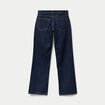 Jean regular taille basse denim brut ado