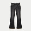 Jean Zoe bootcut taille basse broderie denim noir
