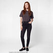 Jean skinny taille standard denim noir ado