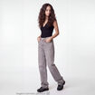Jean Lenny wide leg taille standard denim gris