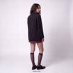 Veste col tailleur manches longues noir