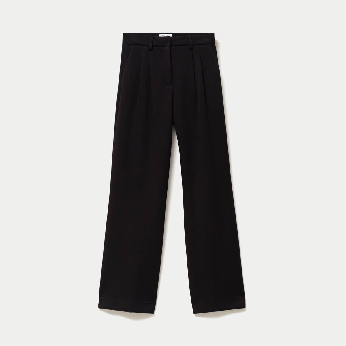 Pantalon flare stretch taille standard noir