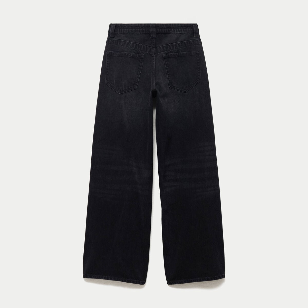 Jean Max loose taille basse denim noir