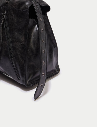 Sac port&eacute; &eacute;paule noir