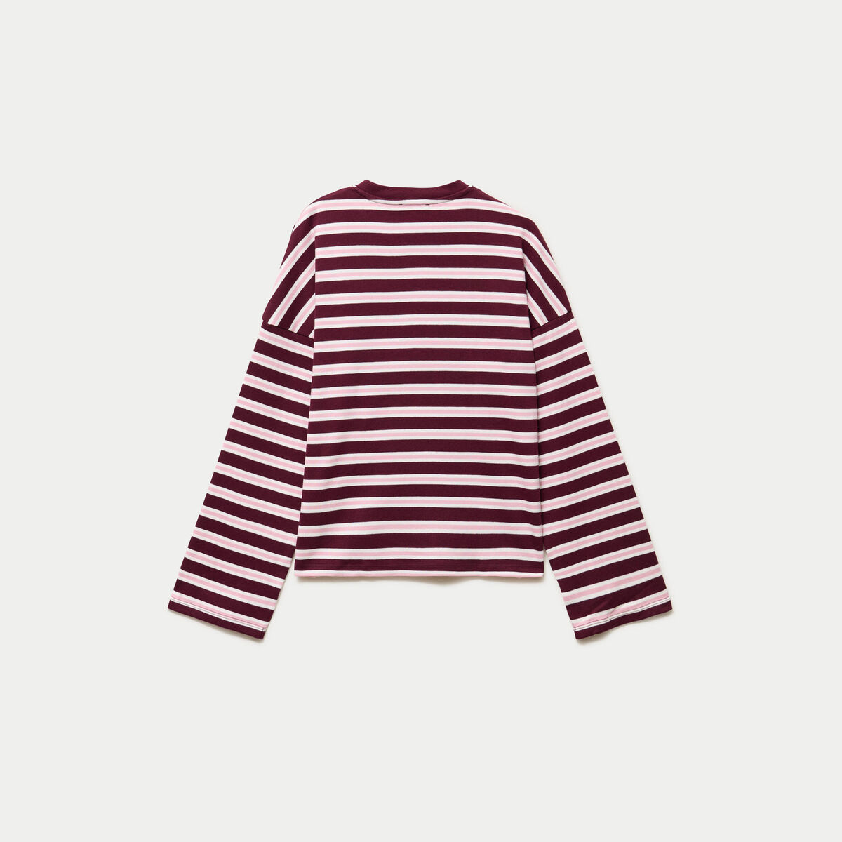 T-shirt manches longues bordeaux