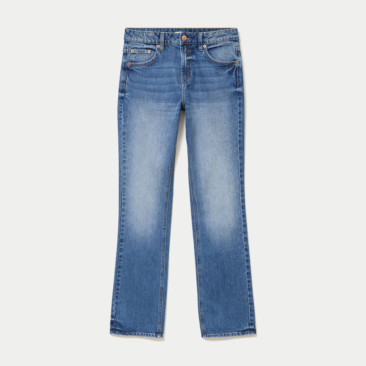 Jean regular taille standard denim double stone ado