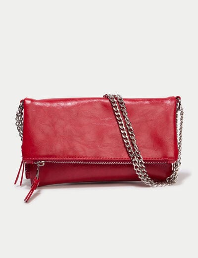 Sac avec cha&icirc;ne rouge ado