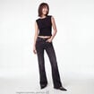 Jean Zoe bootcut taille basse denim noir