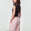 Jogging bas resserr&eacute; taille standard rose clair