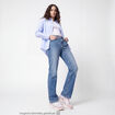 Jean Sam regular taille standard denim double stone