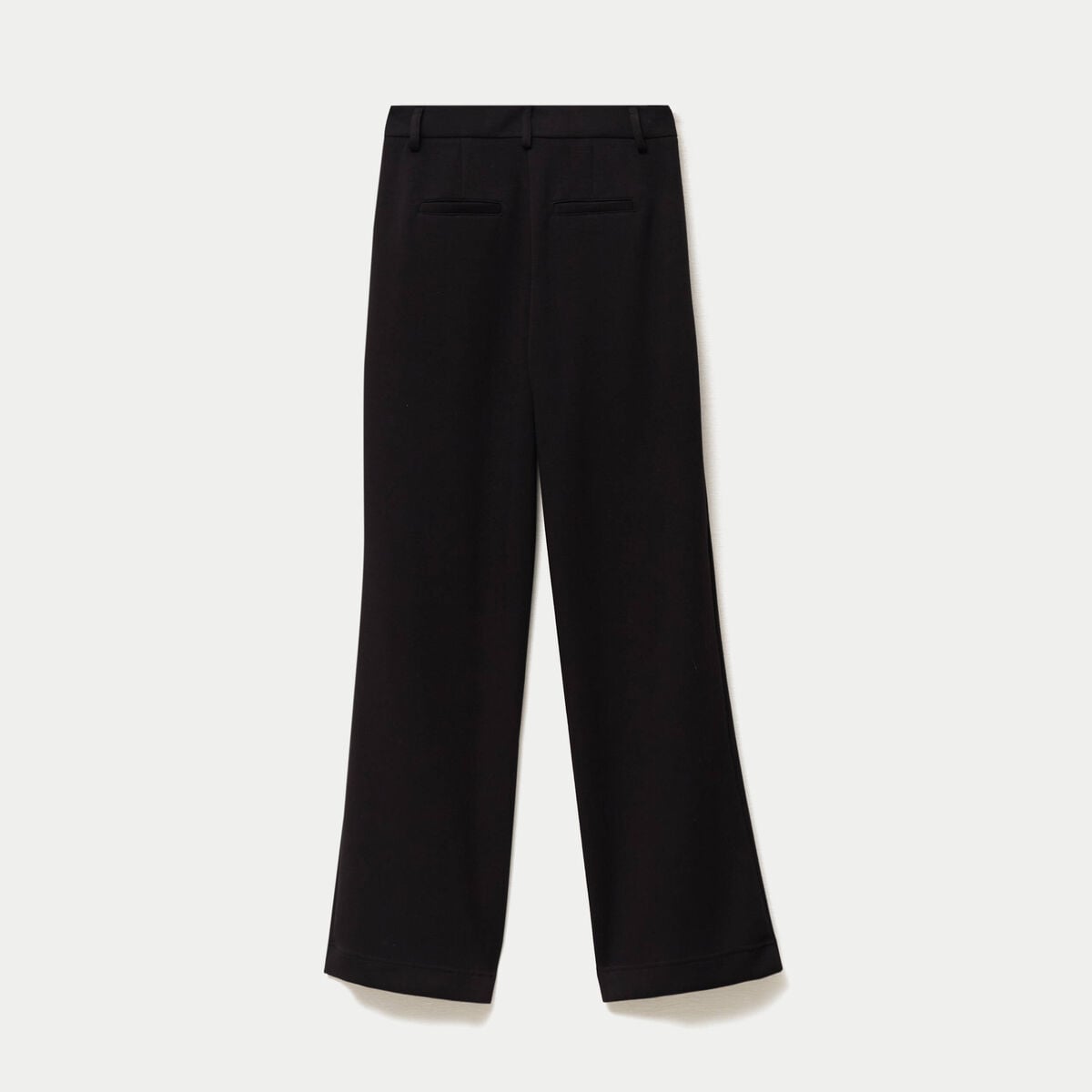 Pantalon flare stretch taille standard noir