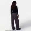 Jogging coupe ample taille standard gris ado