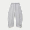 Jogging coupe barrel taille standard gris clair