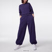 Jogging large &agrave; strass bleu marine