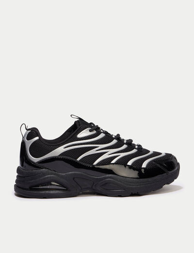 Baskets noir ado