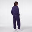 Sweat col rond manches longues strass bleu marine
