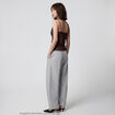 Jogging coupe barrel taille standard gris clair