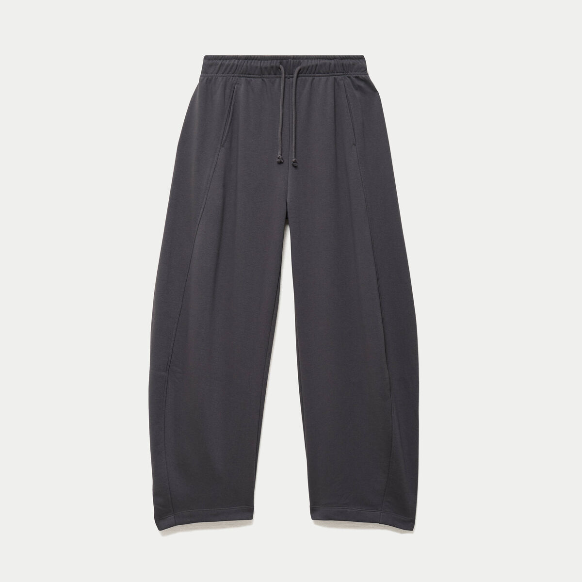Jogging coupe ample taille standard gris ado