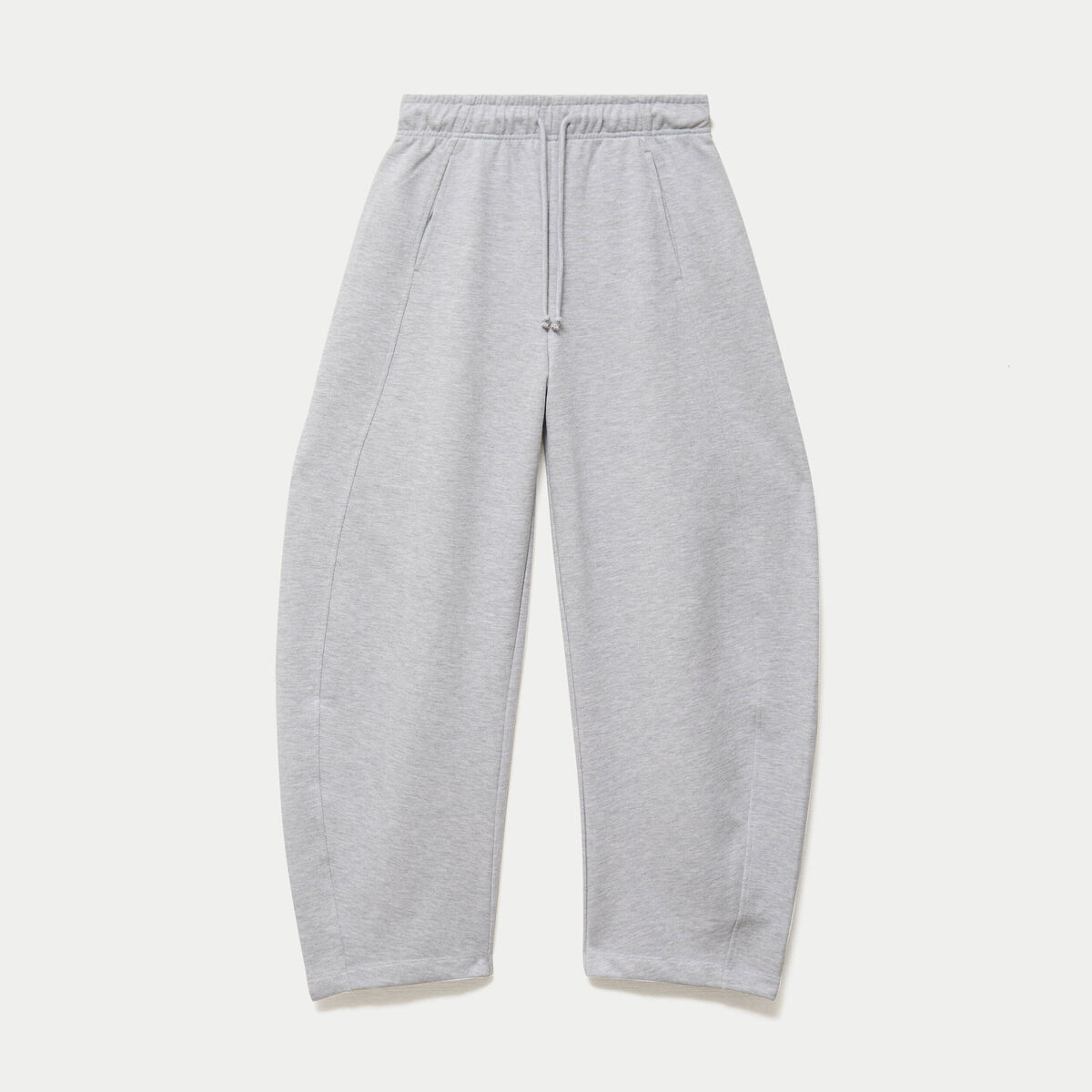 Jogging coupe ample taille standard gris clair ado
