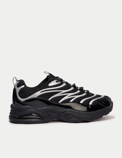 Baskets noir ado