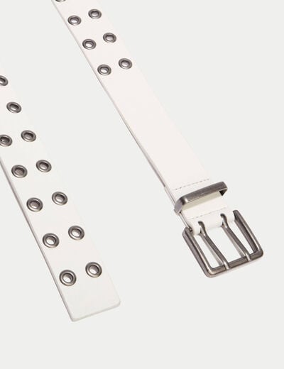 Ceinture large ecru ado