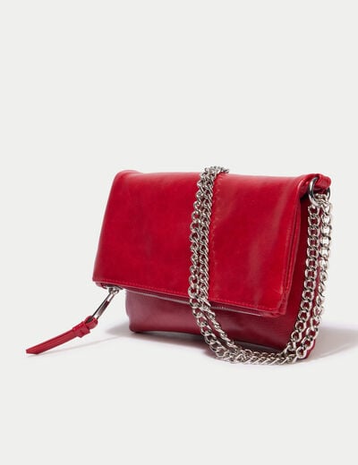 Sac avec cha&icirc;ne rouge ado