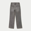 Jean regular taille haute denim gris ado