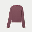 T-shirt manches longues rouge fonc&eacute;