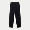 Jogging bas resserr&eacute; taille standard noir ado