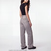 Jean Lenny wide leg taille standard denim gris